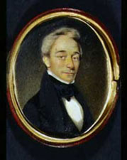 Miniature portrait of Chapman Levy, ca. 1835. Jewish Heritage Collection, College of Charleston Library.